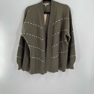 Stitch Fix House Brand Olive Green Knit Cardigan XL